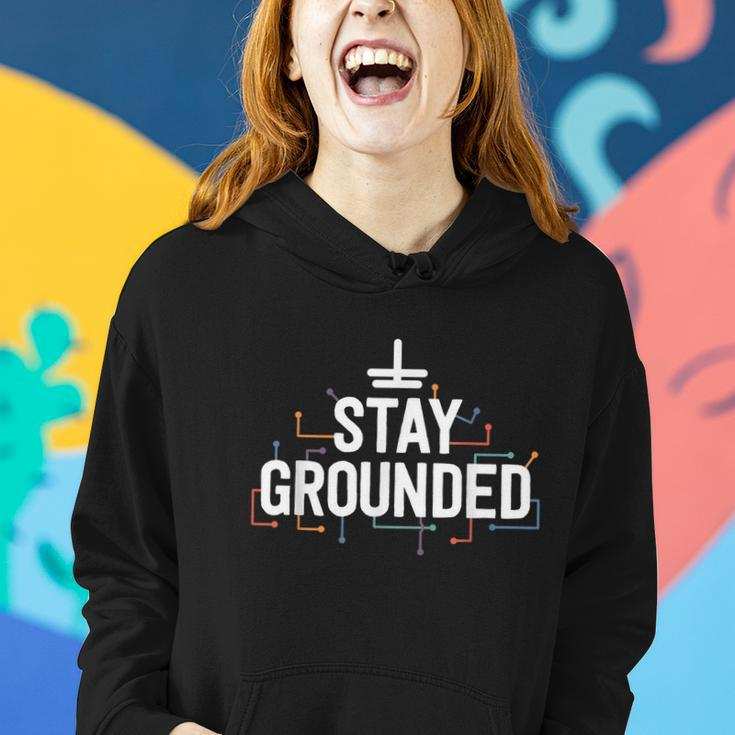 Electrician Gifts For Men Funny Electrical Stay Grounded Women Hoodie Gifts for Her