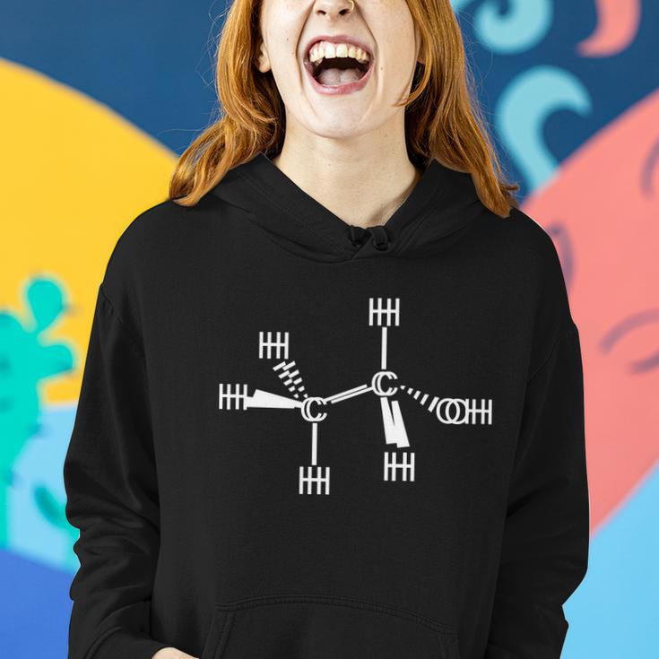 Ethanol Molecole As Seen Drunk Women Hoodie Gifts for Her