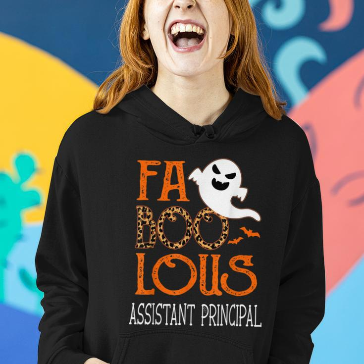 Faboolous Assistant Principal On Halloween Party Funny Ghost Women Hoodie Gifts for Her