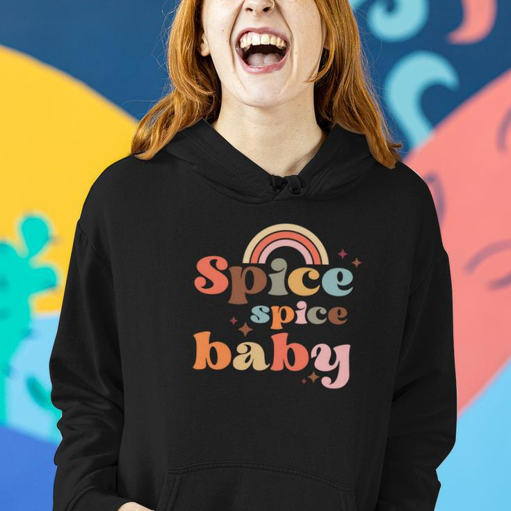 Fall Spice Spice Baby Rainbow Sparkling Idea Gift Women Hoodie Graphic Print Hooded Sweatshirt Gifts for Her