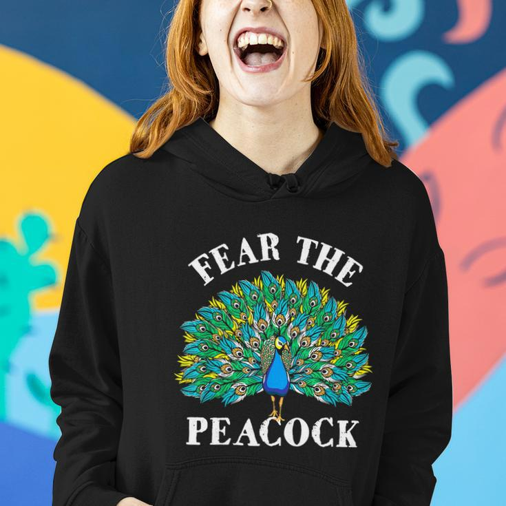 Fear The Peacock Zookeeper Ornithologist Bird Lover Tshirt Women Hoodie Gifts for Her