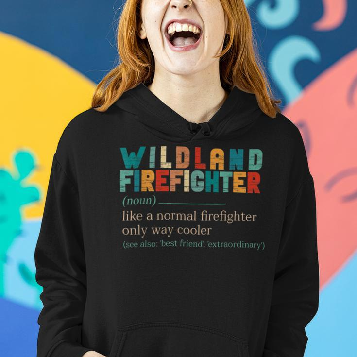 Firefighter Wildland Fire Rescue Department Funny Wildland Firefighter V2 Women Hoodie Gifts for Her