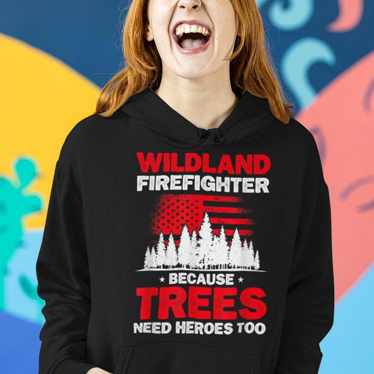 Firefighter Wildland Firefighter Hero Rescue Wildland Firefighting V3 Women Hoodie Gifts for Her
