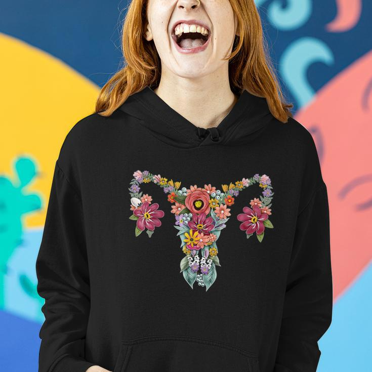 Floral Ovary Uterus Womens Rights Feminisgreat Gift Women Women Hoodie Gifts for Her