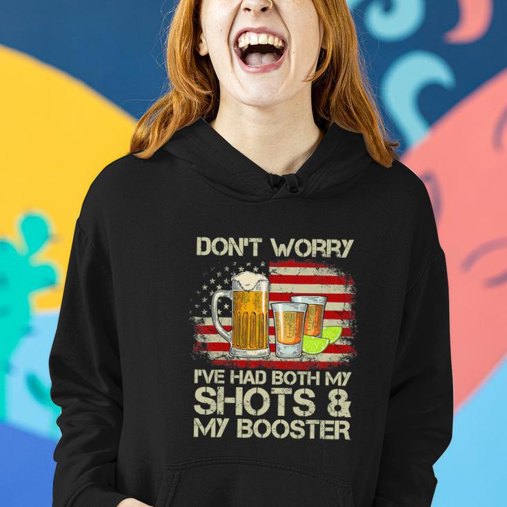 Funny 4Th Of July American Drinking Women Hoodie Gifts for Her