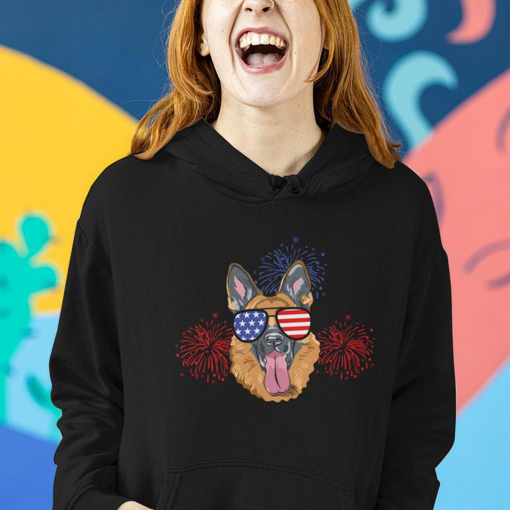 Funny Australian Cattle Dog Heeler American Flag Plus Size Shirt For Unisex Women Hoodie Gifts for Her