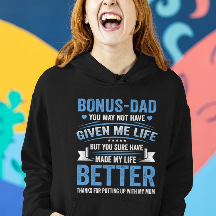 Funny Fathers Day Bonus Dad Gift From Daughter Son Wife Gift Women Hoodie Gifts for Her