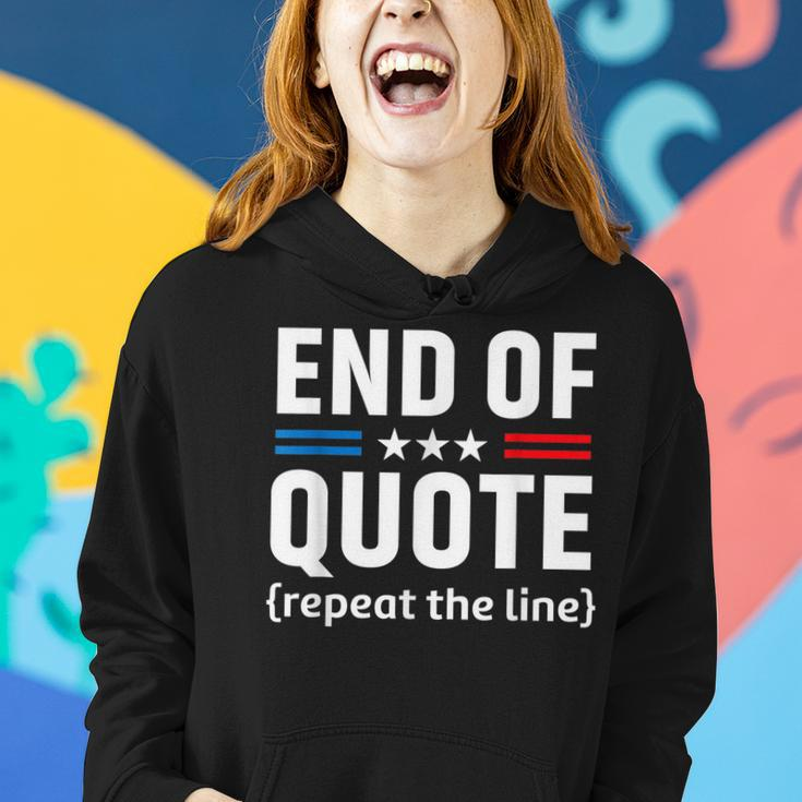 Funny Joe End Of Quote Repeat The Line V2 Women Hoodie Gifts for Her