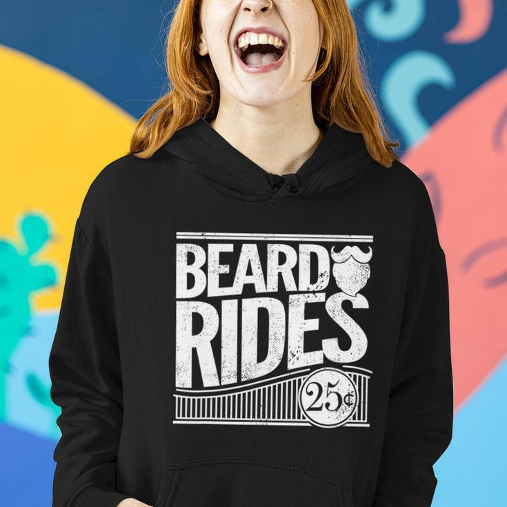 Funny Mens Beard Rides Gift Funny Vintage Distressed Mens Beard Gift Women Hoodie Gifts for Her