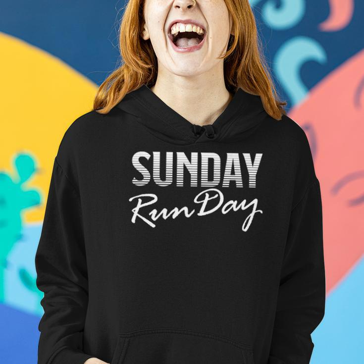 Funny Running With Saying Sunday Runday Women Hoodie Gifts for Her