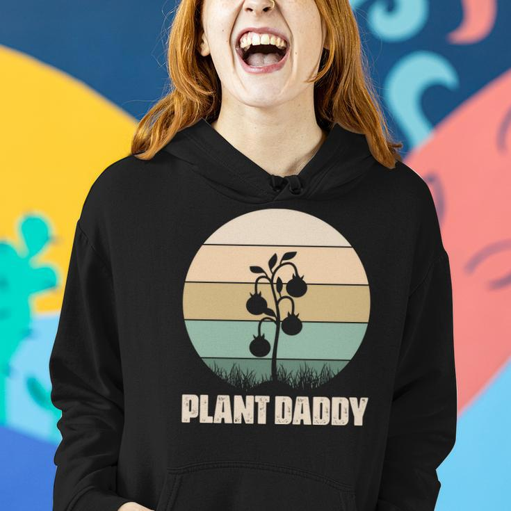 Gardening Plant Daddy Plant Tree Idea Design Women Hoodie Graphic Print Hooded Sweatshirt Gifts for Her