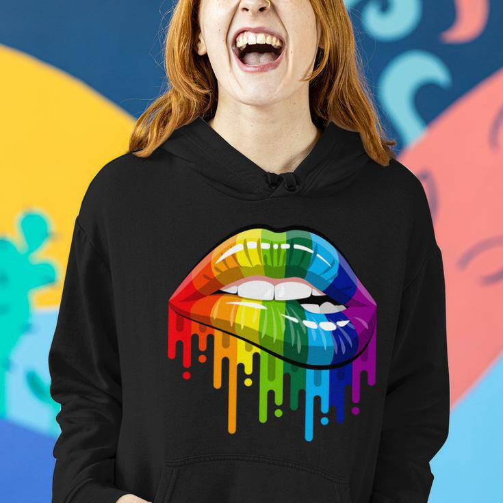 Gay Pride Lips Tshirt V2 Women Hoodie Gifts for Her