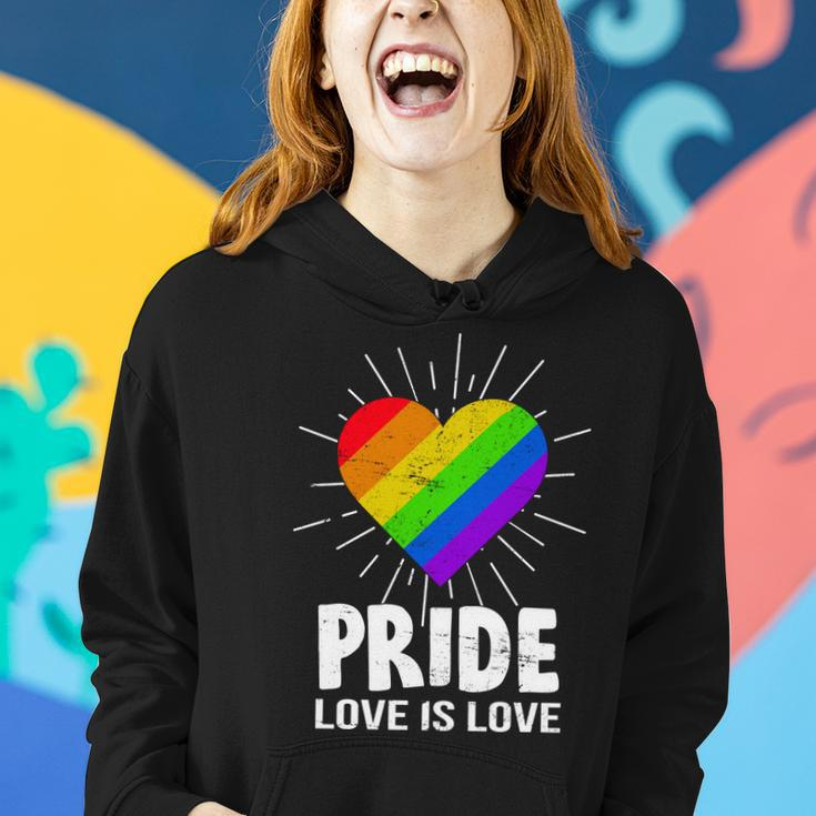 Gay Pride Love Is Love Lgbt Women Hoodie Gifts for Her
