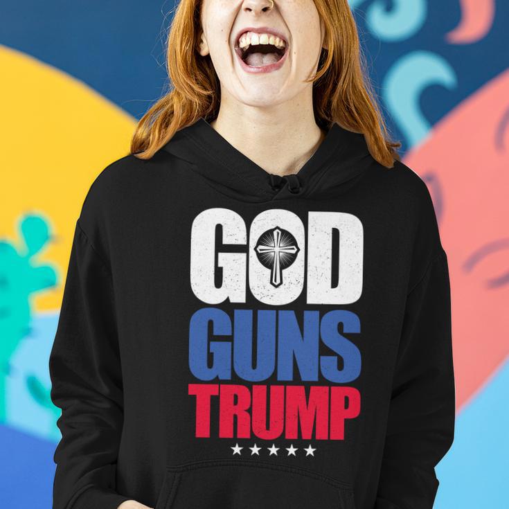 God Guns & Donald Trump V2 Women Hoodie Gifts for Her