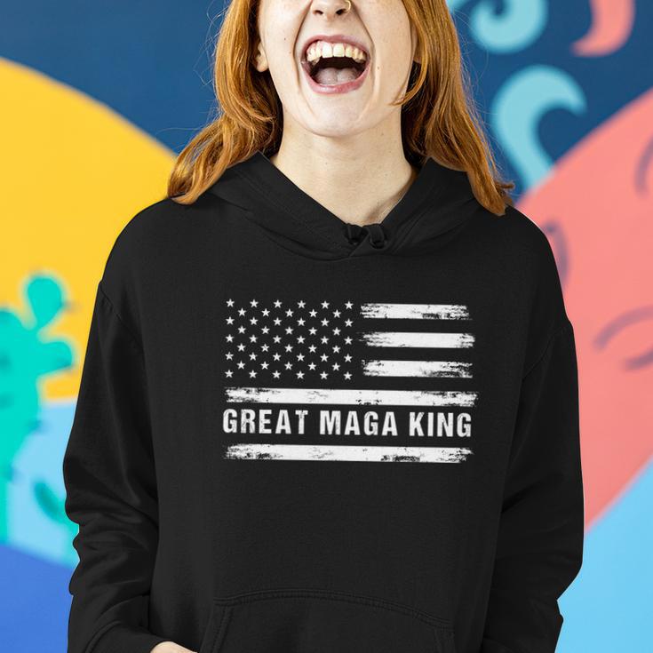 Great Maga King Pro Trump 2024 Meaningful Gift Women Hoodie Gifts for Her