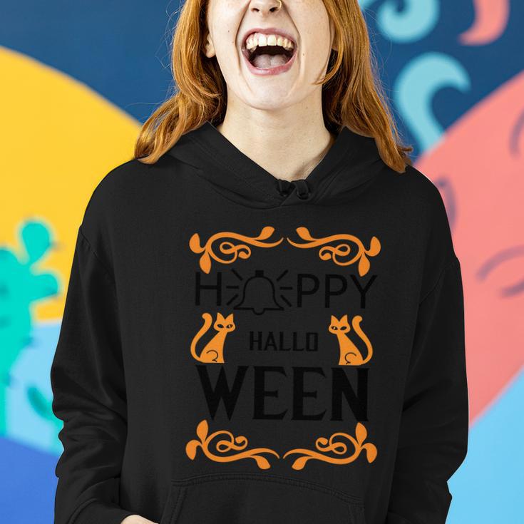 Happy Halloween Bell Halloween Quote Women Hoodie Gifts for Her