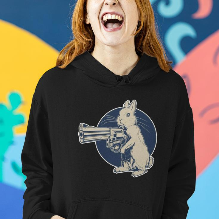 Hare Trigger Gangster Bunny Women Hoodie Gifts for Her