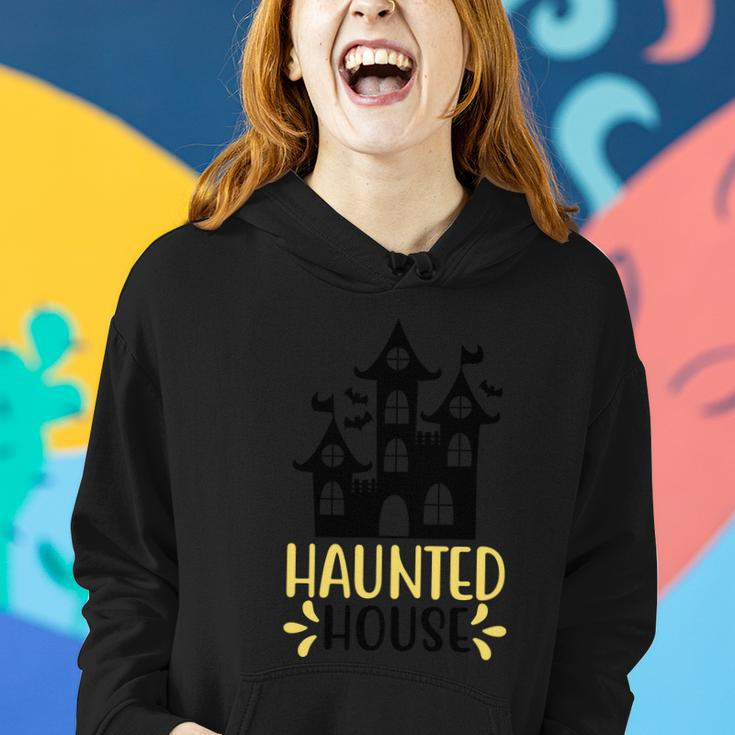 Haunted House Funny Halloween Quote Women Hoodie Gifts for Her