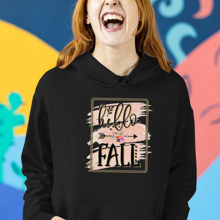 Hello Fall Hello Sweater Weather Women Hoodie Graphic Print Hooded Sweatshirt Gifts for Her