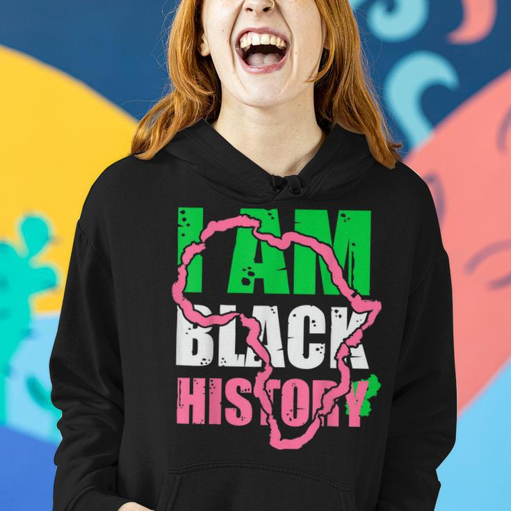I Am Black History Aka Black History Month 2022 Women Hoodie Graphic Print Hooded Sweatshirt Gifts for Her