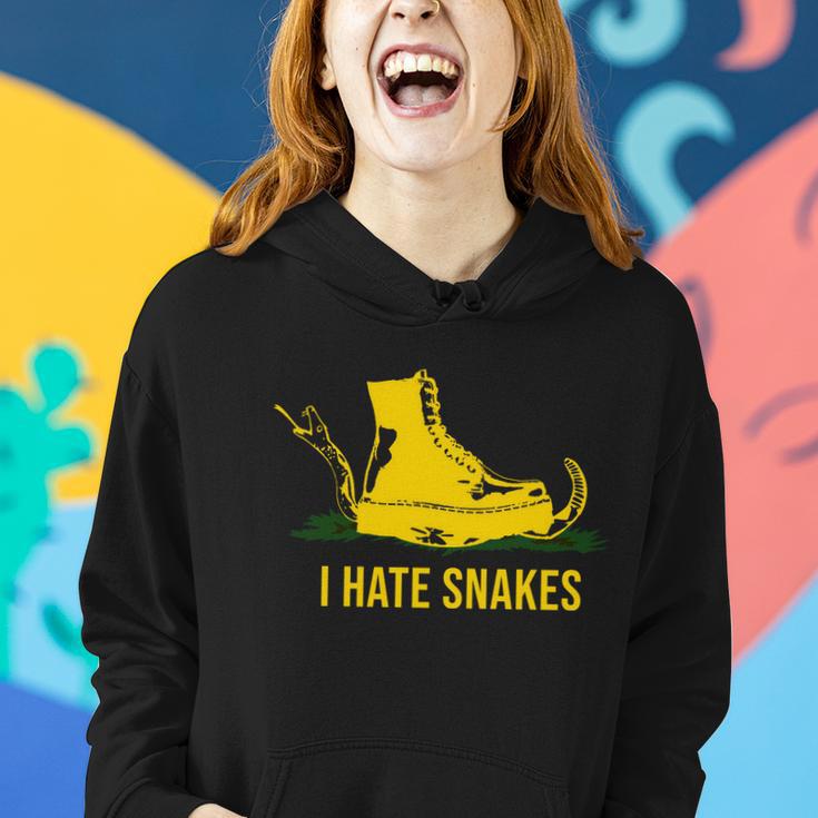 I Hate Snakes Dont Thread On Me Flag Women Hoodie Gifts for Her