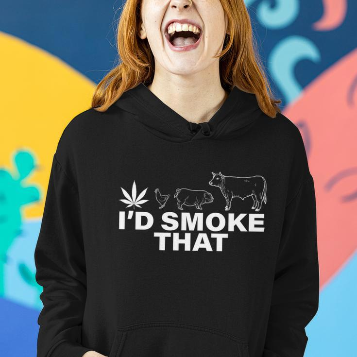 Id Smoke That Pot Head Marijuana Tshirt Women Hoodie Gifts for Her