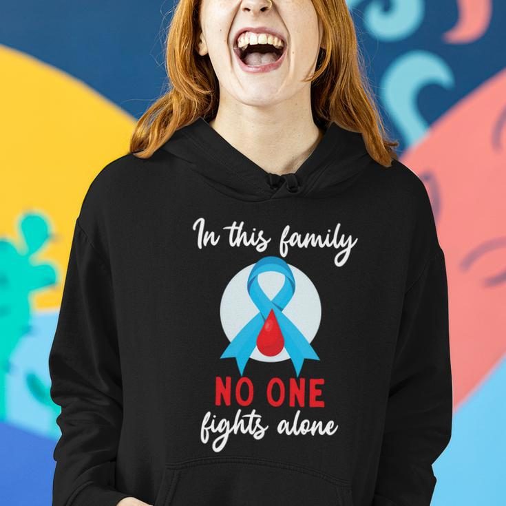 In This Family No One Fight Alone Diabetes Gift Women Hoodie Gifts for Her