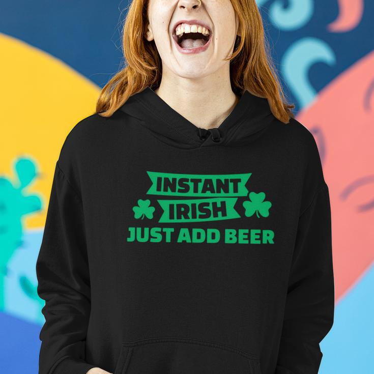Instant Irish Drinking Beer With Clover St Patricks Day Women Hoodie Gifts for Her