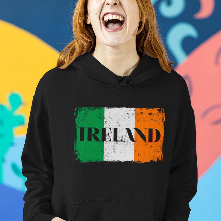 Ireland Grunge Flag Tshirt Women Hoodie Gifts for Her