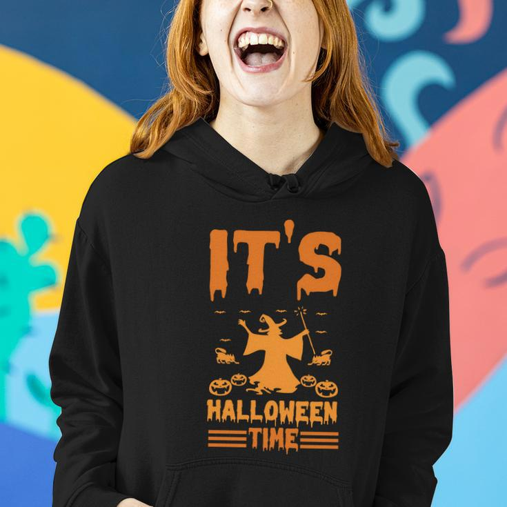 Its Halloween Time Witch Halloween Quote Women Hoodie Gifts for Her