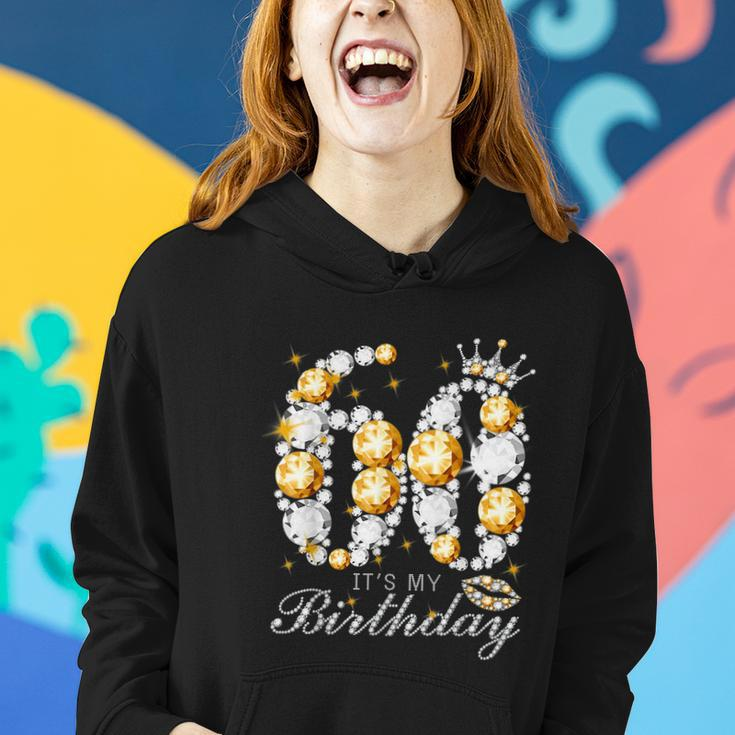 Its My 60Th Birthday Queen 60 Years Old Shoes Crown Diamond Women Hoodie Gifts for Her