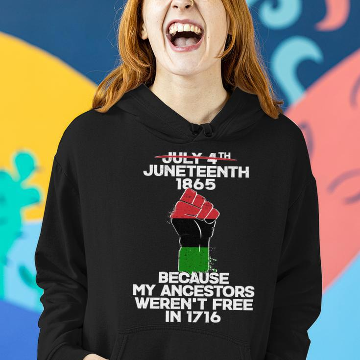Juneteenth 1865 American African Freedom Day Women Hoodie Gifts for Her