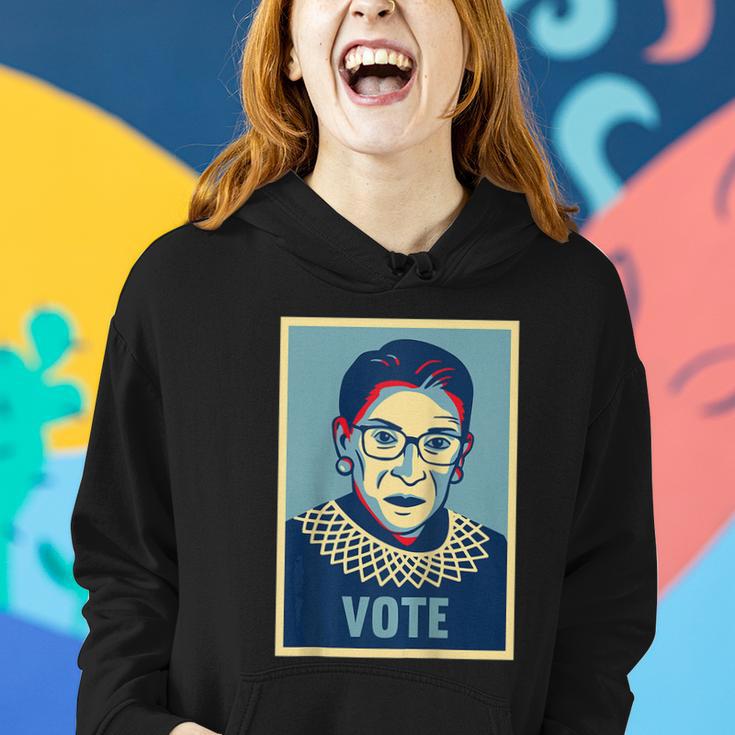 Jusice Ruth Bader Ginsburg Rbg Vote Voting Election Women Hoodie Gifts for Her