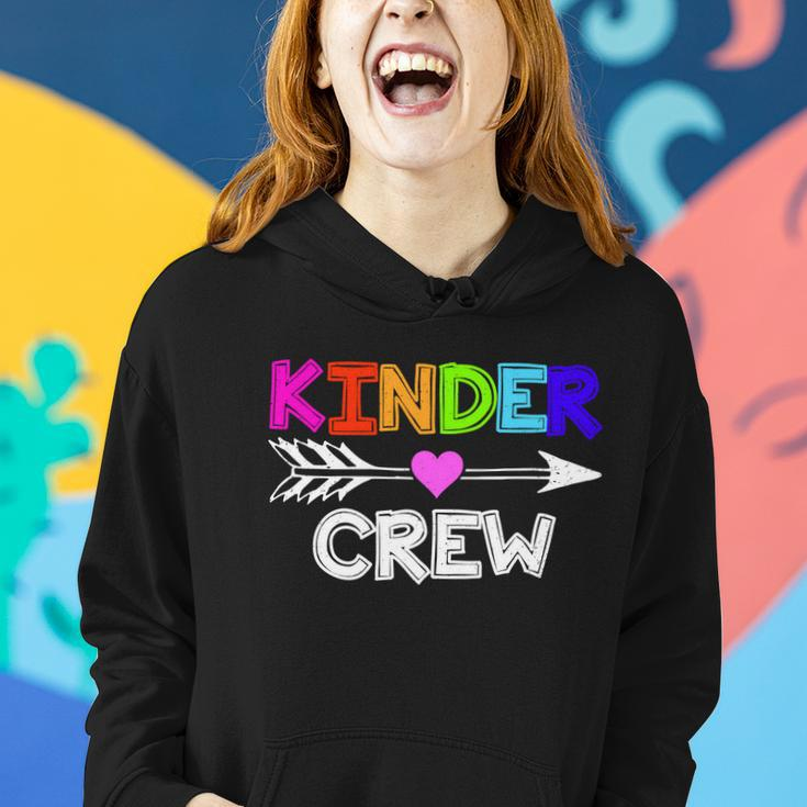 Kinder Crew Kindergarten Teacher Women Hoodie Gifts for Her