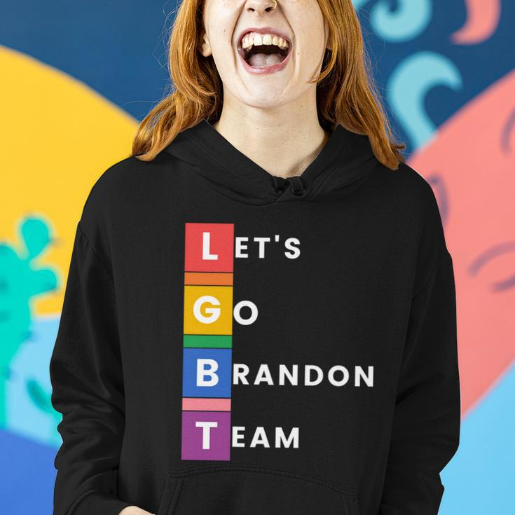Lgbt Lets Go Brandon Team Funny Women Hoodie Gifts for Her