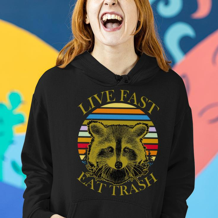 Live Fast Eat Trash V2 Women Hoodie Gifts for Her