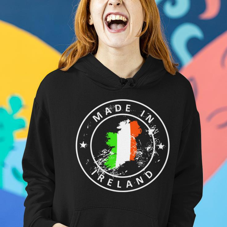 Made In Ireland -Irish Distressed Logo Women Hoodie Gifts for Her