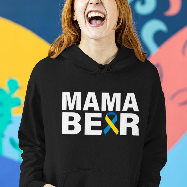 Mama Bear Down Syndrome Awareness Women Hoodie Gifts for Her