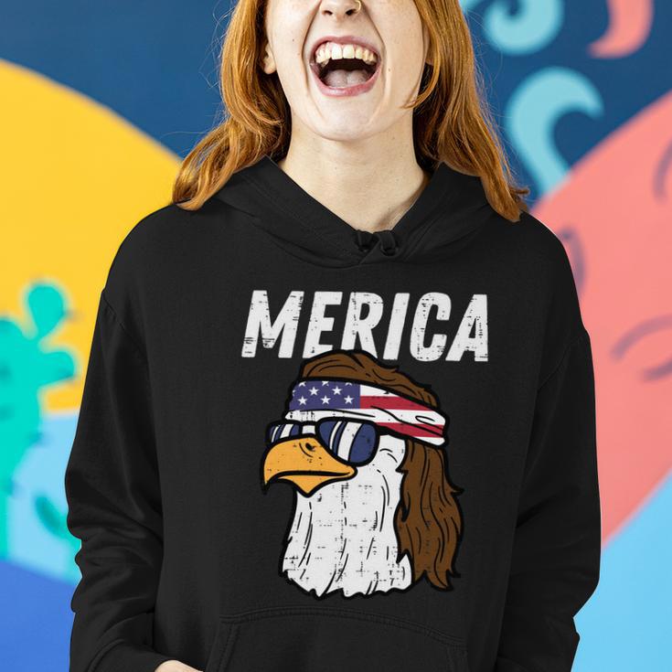 Merica Bald Eagle Mullet Sunglasses Fourth July 4Th Patriot Cool Gift V2 Women Hoodie Gifts for Her