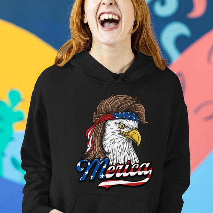 Merica Cute Gift Patriotic Usa Eagle Of Freedom Cute Gift 4Th Of July Gift Women Hoodie Gifts for Her