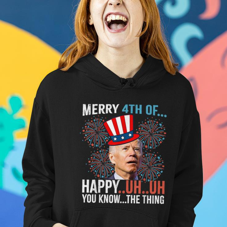 Merry 4Th Of Happy Uh Uh You Know The Thing Funny 4 July V2 Women Hoodie Gifts for Her
