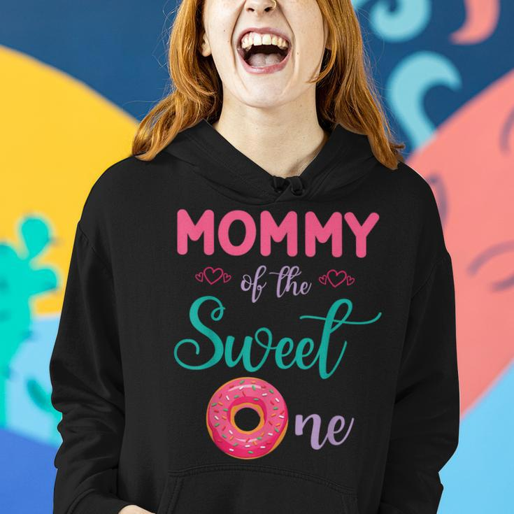 Mommy Of The Sweet One Donut Cake Happy To Me You Mother Women Hoodie Gifts for Her