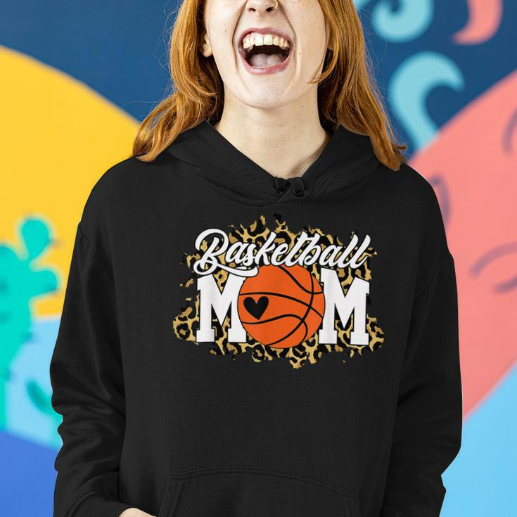 Mothers Day Gift Basketball Mom Mom Game Day Outfit  Women Hoodie Graphic Print Hooded Sweatshirt Gifts for Her