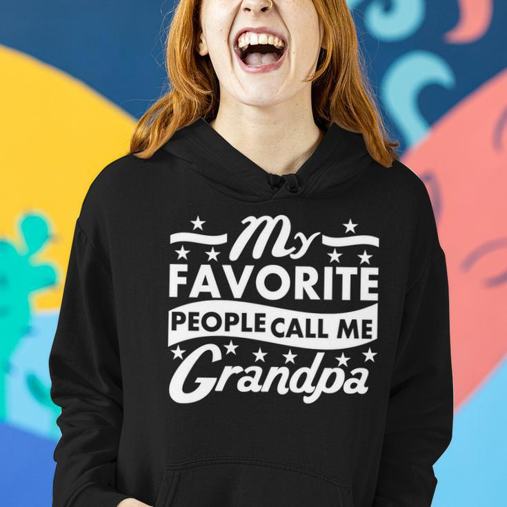 My Favorite People Call Me Grandpa Fathers Day Tshirt Women Hoodie Gifts for Her