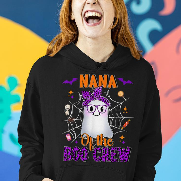 Nana Boo Crew Ghost Funny Matching Family Grandma Halloween Women Hoodie Gifts for Her