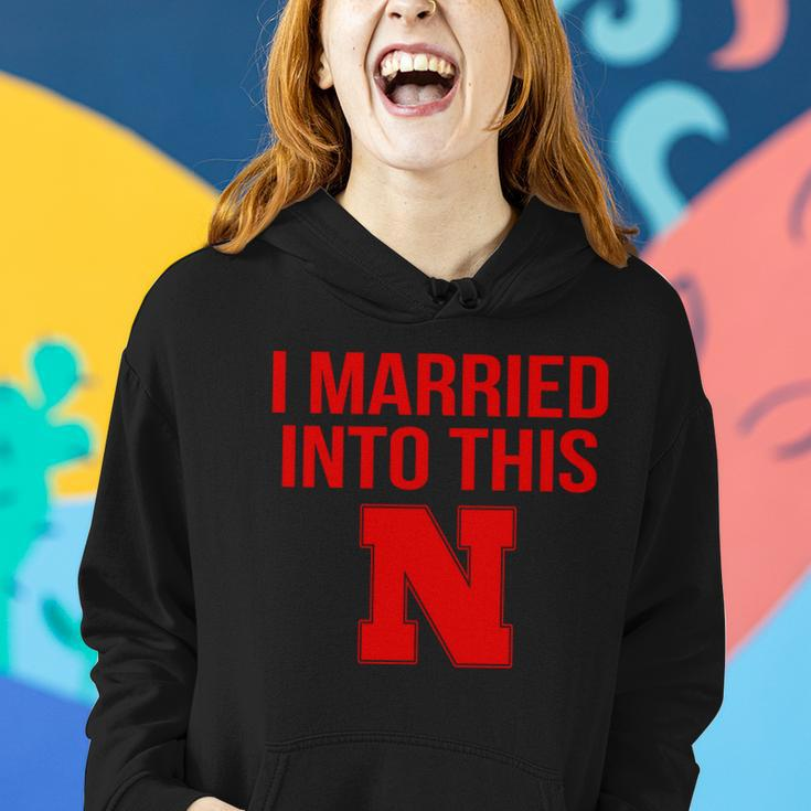 Nebraska Football Married Into This Tshirt Women Hoodie Gifts for Her