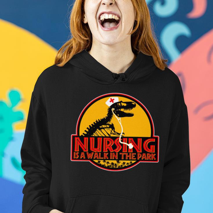 Nursing Is A Walk In The Park Funny Tshirt Women Hoodie Gifts for Her