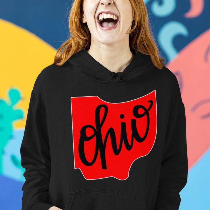 Ohio Outline State Women Hoodie Gifts for Her