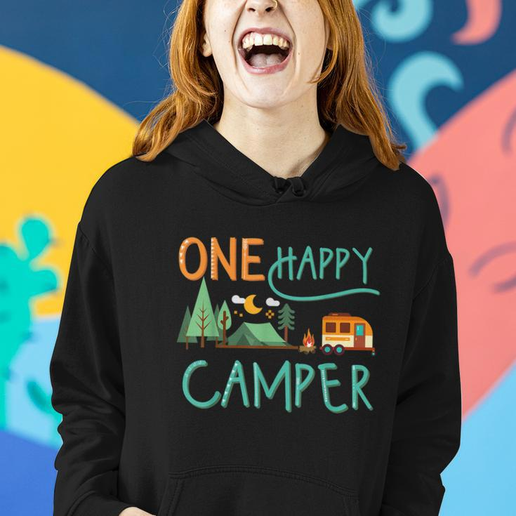 One Happy Camper First Birthday Gift Camping Matching Gift Women Hoodie Gifts for Her