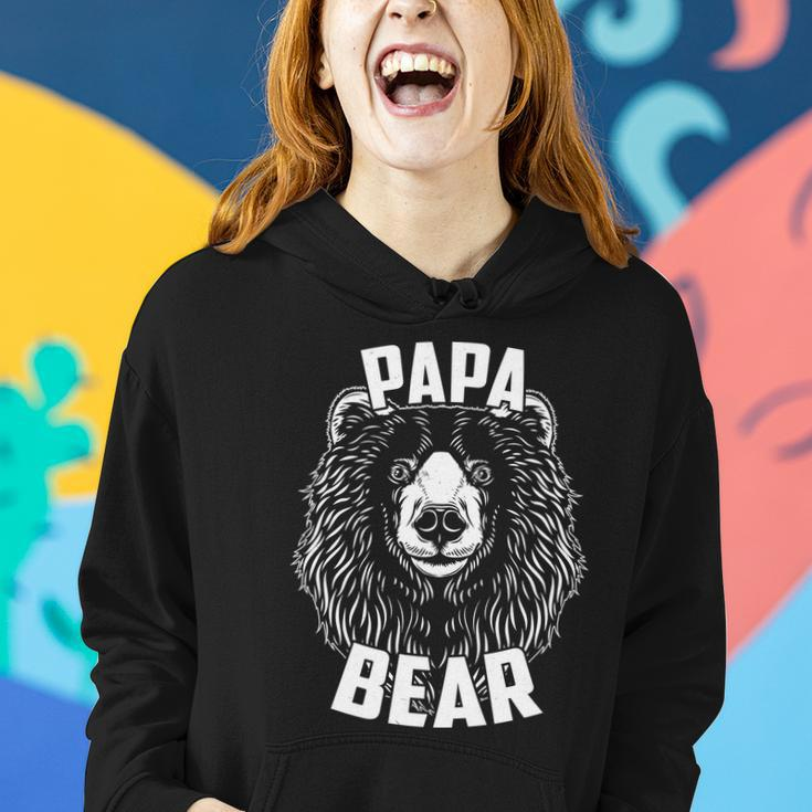 Papa Bear Fathers Day Tshirt Women Hoodie Gifts for Her